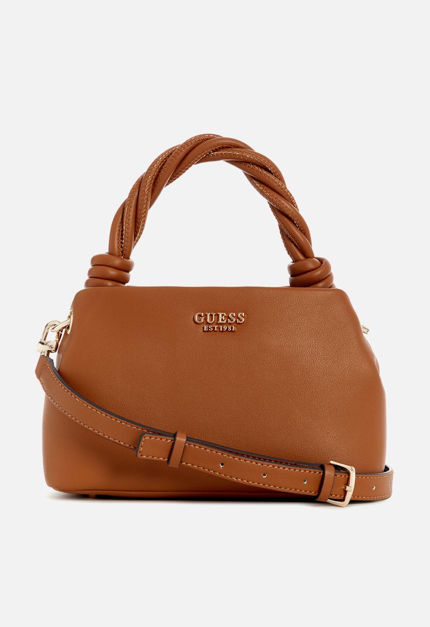 GUESS - Sansa top handle crossbody - cognac