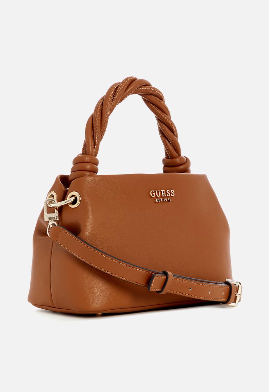 GUESS - Sansa top handle crossbody - cognac