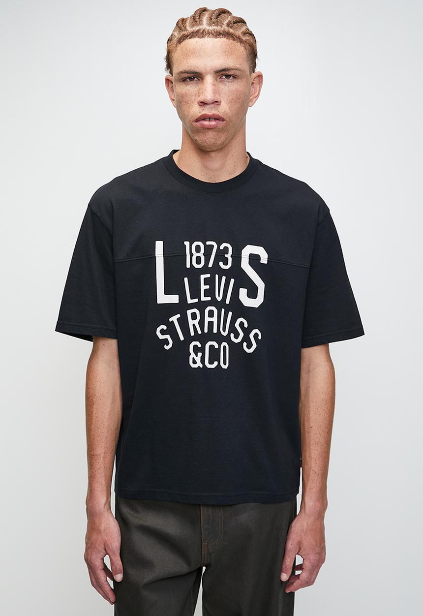 Levi’s® - Lockwood Practice Tee - Two Horse Jersey Jet Black Graphic