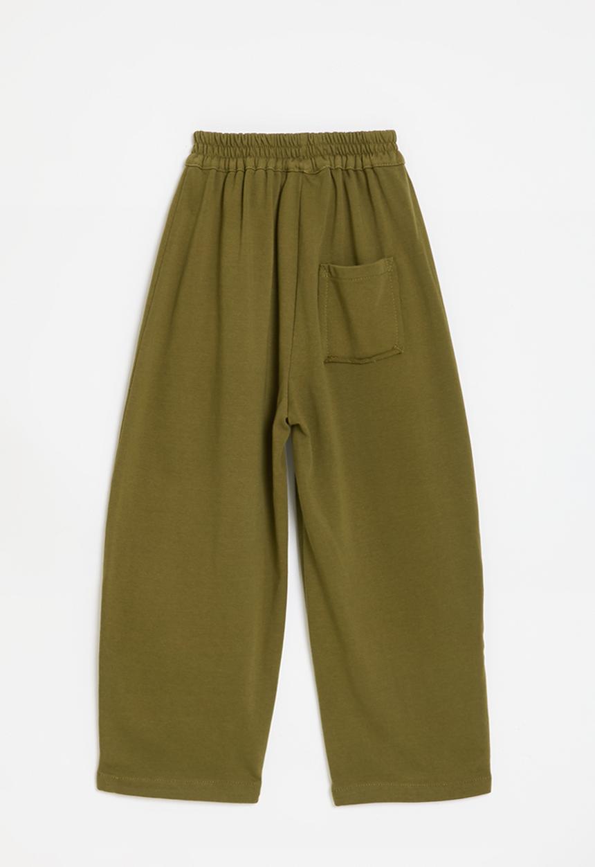 Pop Candy - Panelled sweatpants - army green