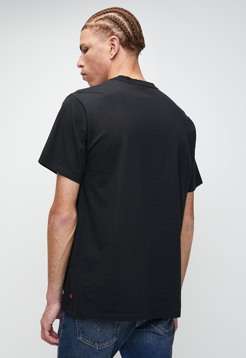 Levi’s® - Ss Relaxed Fit Tee - Ssnl Serif Holiday Jet Black Graphic