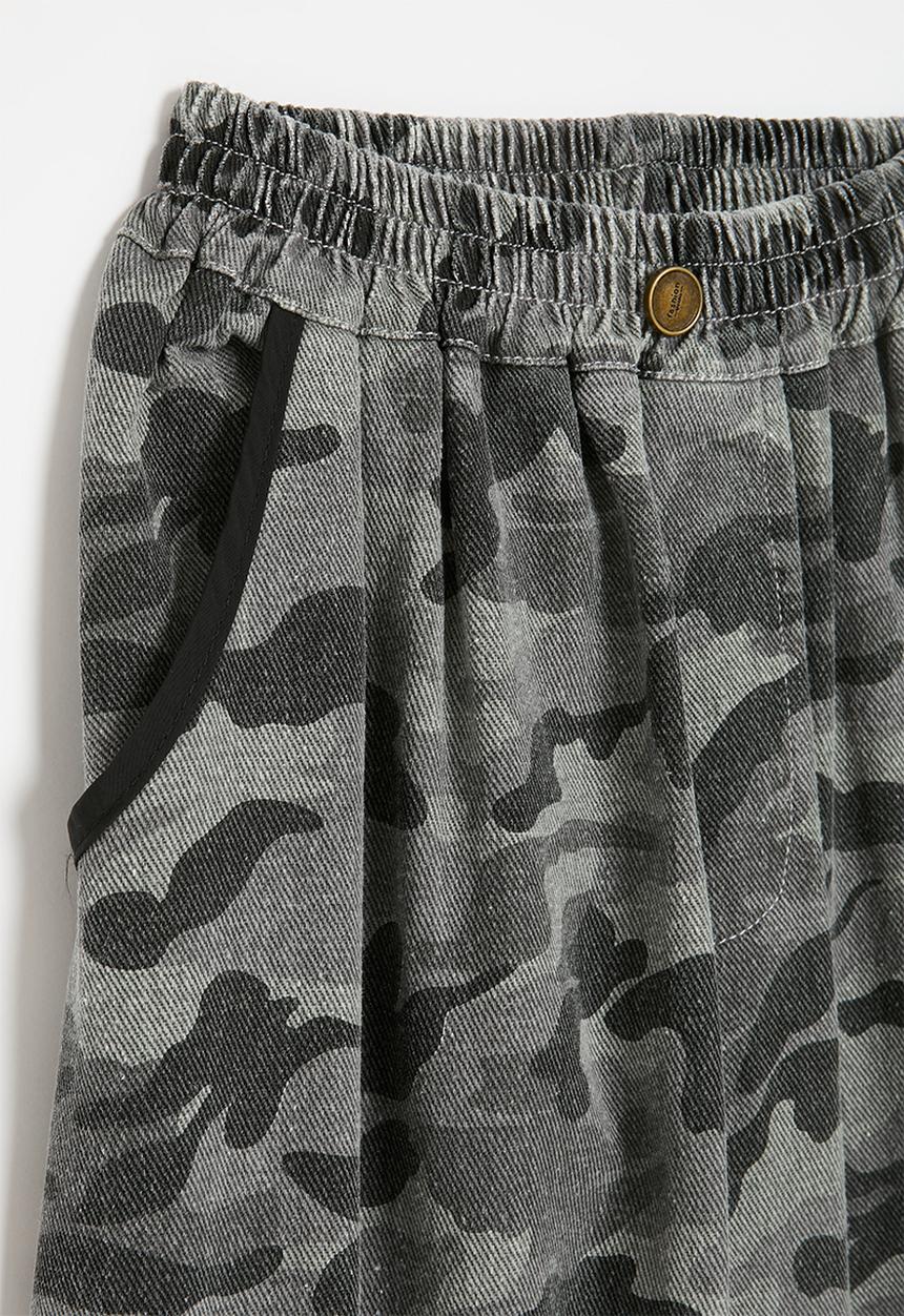 Pop Candy - Printed cuff jogger - grey