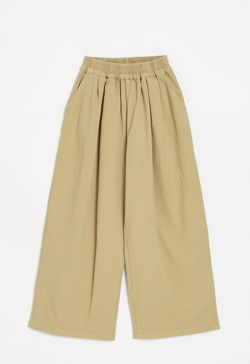 Pop Candy - Straight leg pants - khaki