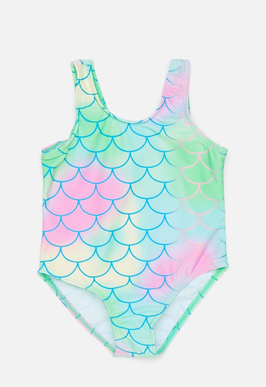 Pop Candy - Scale printed one piece swimsuit - multicolour