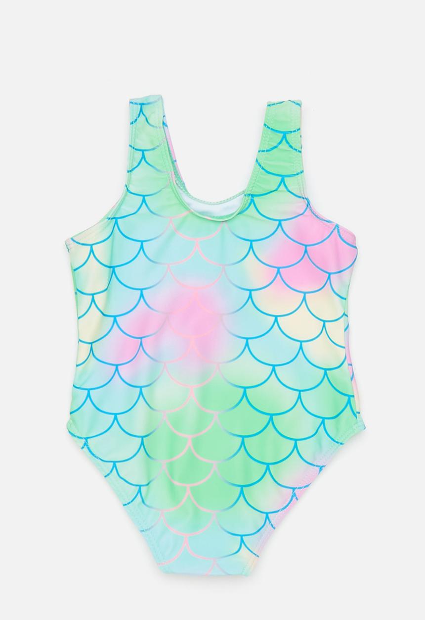 Pop Candy - Scale printed one piece swimsuit - multicolour