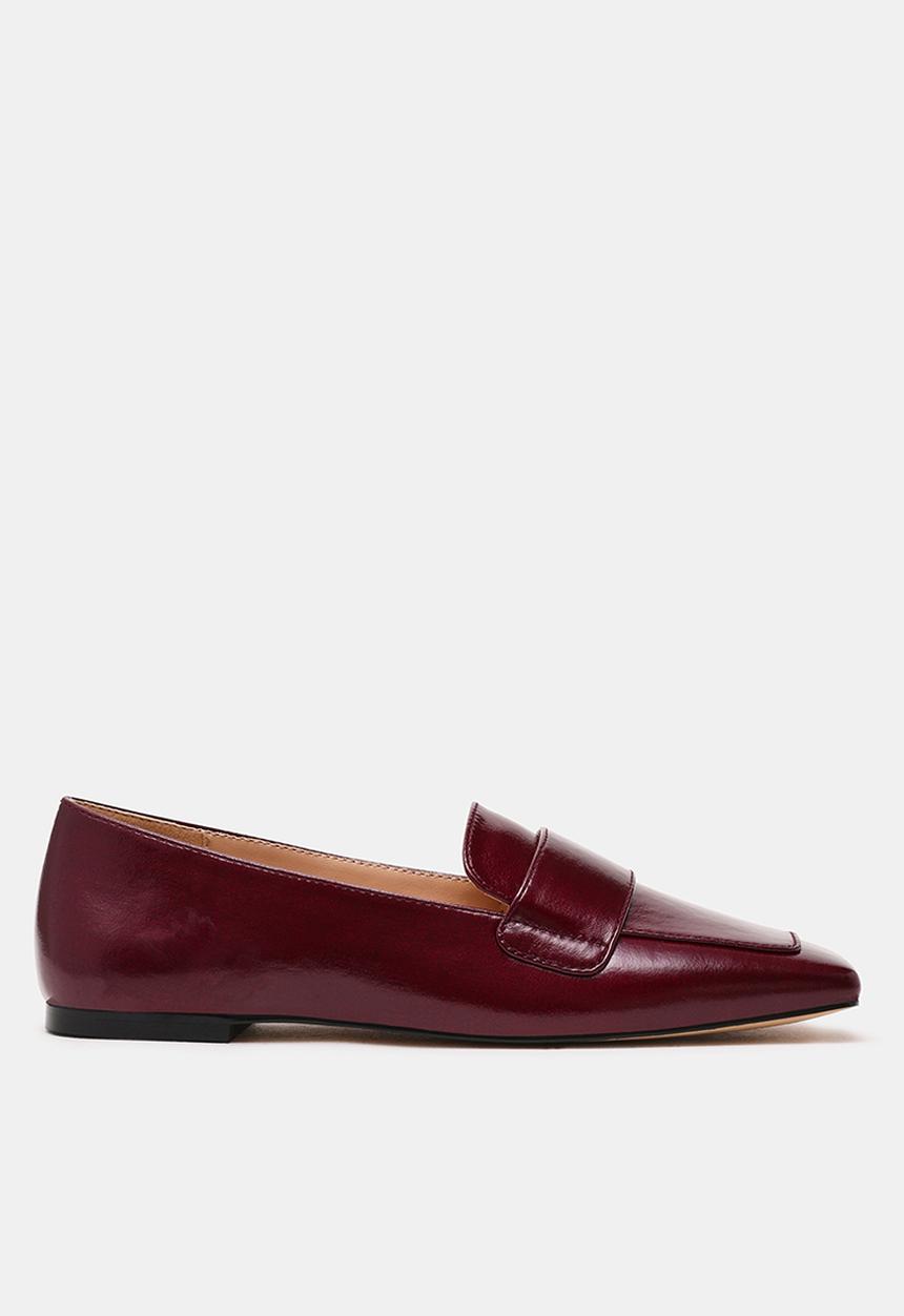 Steve Madden - Monarc loafer  - dk cherry crinkle