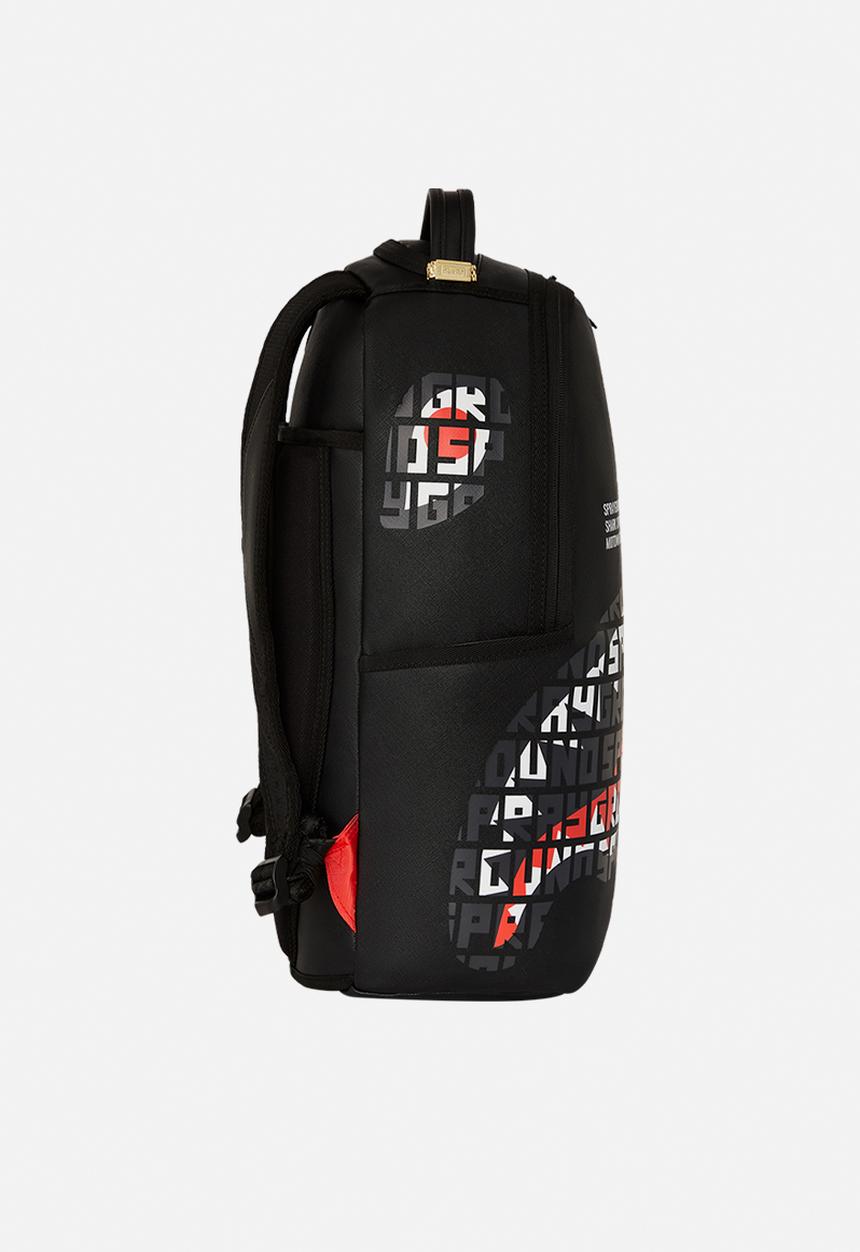Sprayground - Shark central infiniry mouth dlxsv backpack- black