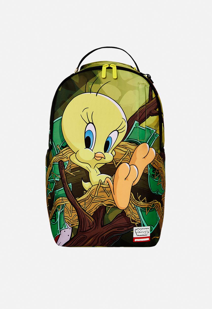 Sprayground - Looney tunes tweety money nest shark dlxr backpack- yellow