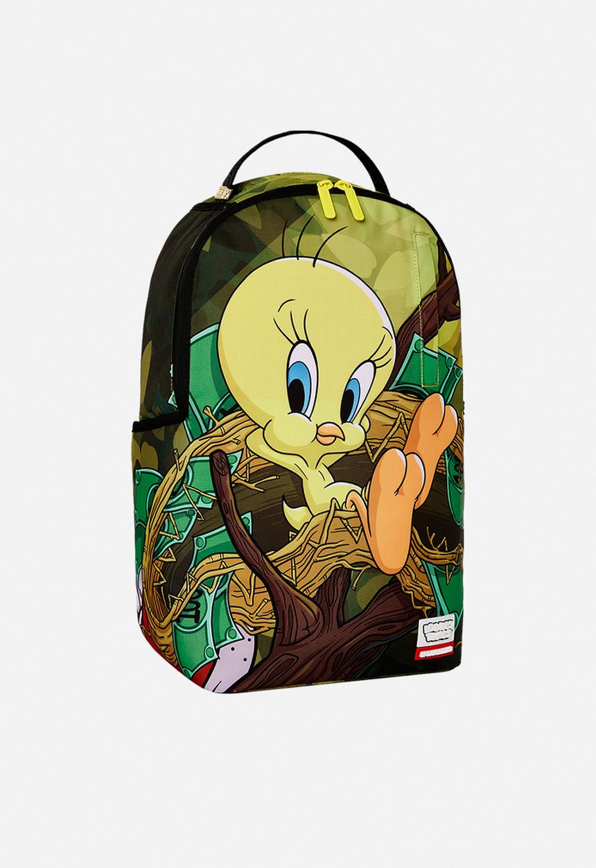Sprayground - Looney tunes tweety money nest shark dlxr backpack- yellow