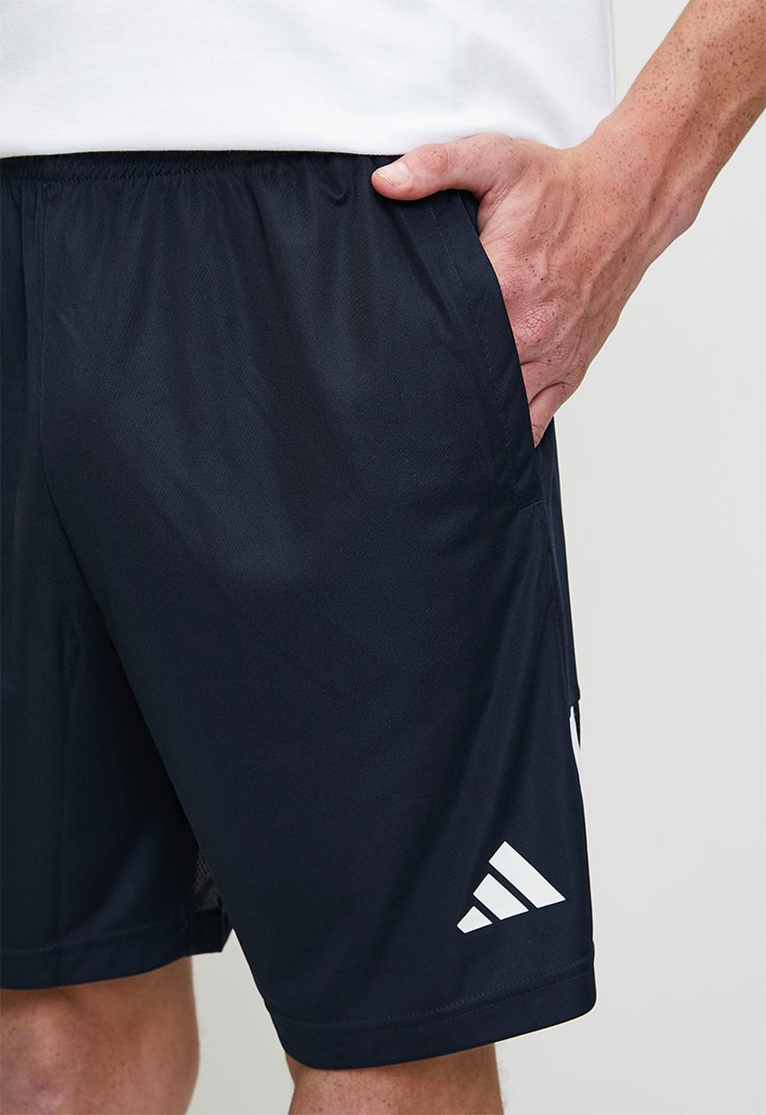 adidas Performance - Sereno AEROREADY Cut 3-Stripes Shorts - Legend ink/white