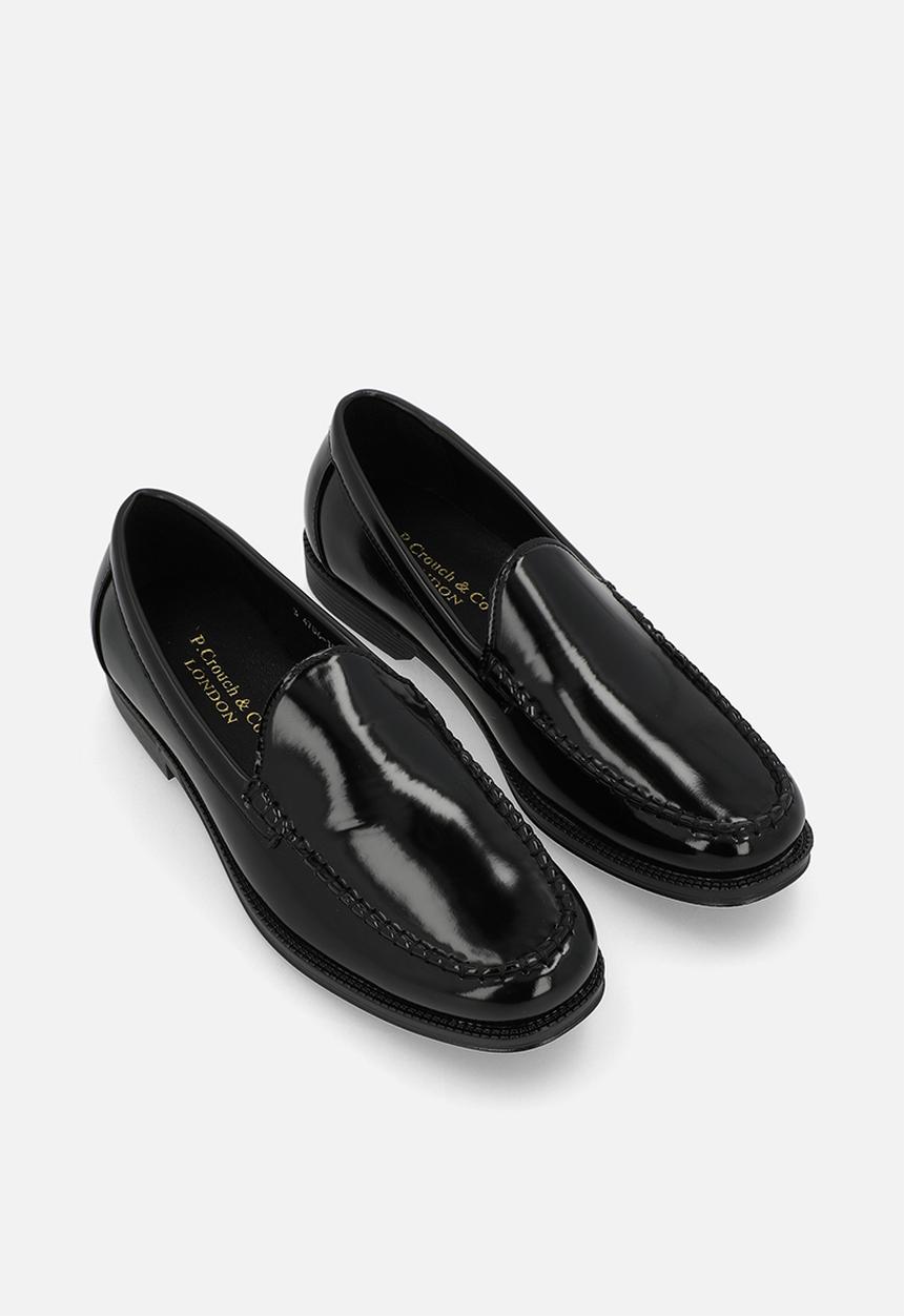 PC - Brushed Hi - shine loafer  - black