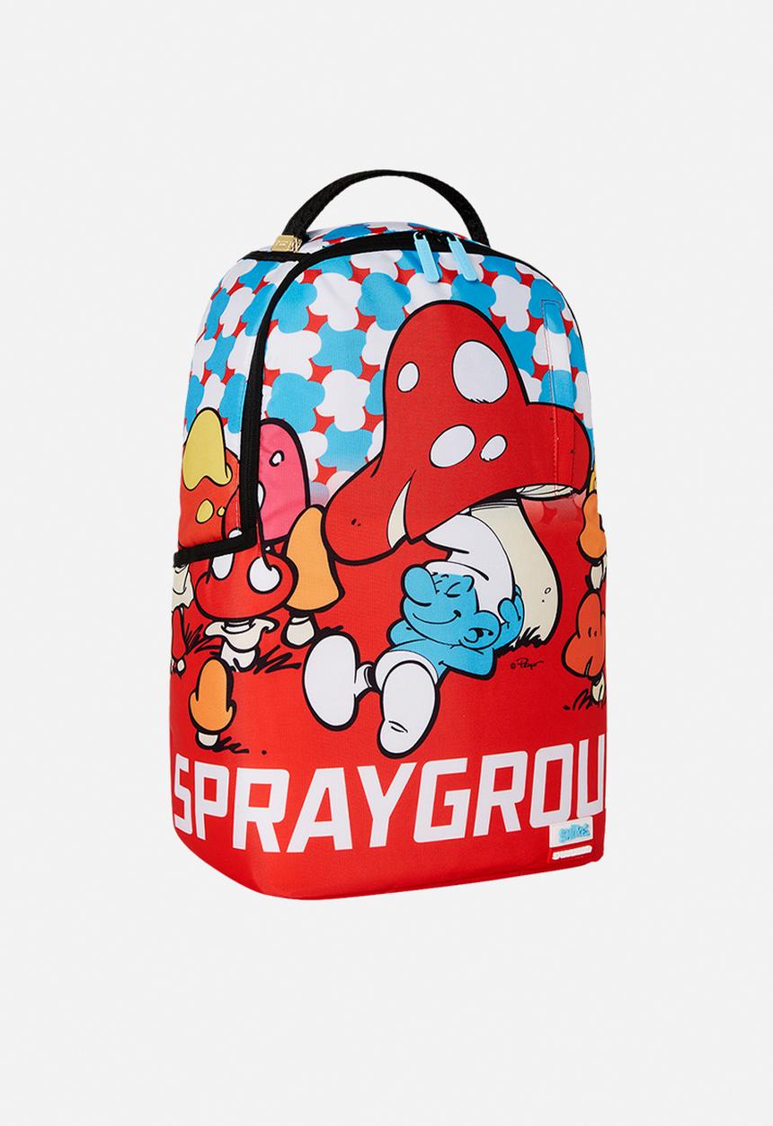 Sprayground - Smurf chilling sprayground dlxr backpack- red