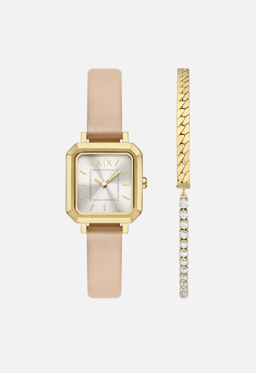 Armani Exchange - Bracelet Gift Set Ax7172Set - Gold & Beige
