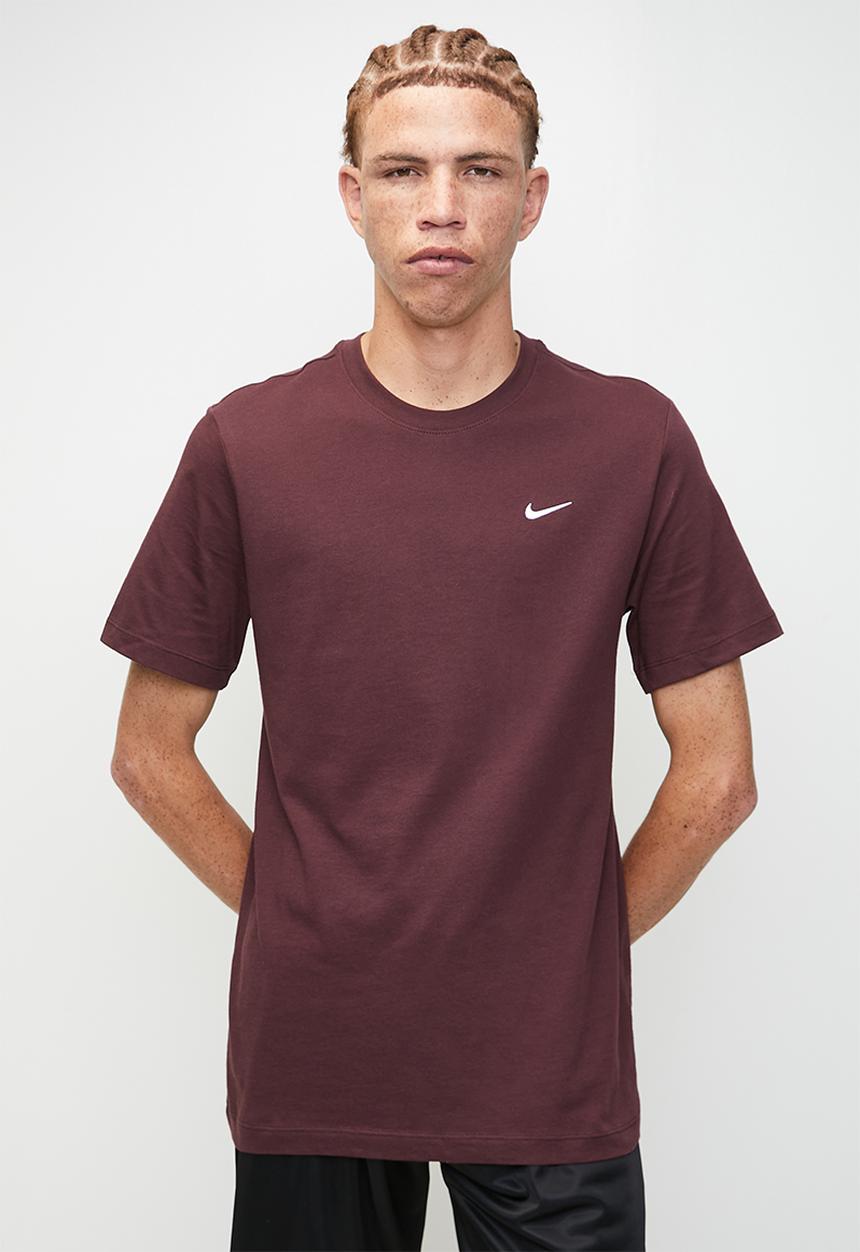 Nike - NSW Embroider Swoosh Tee - Maroon