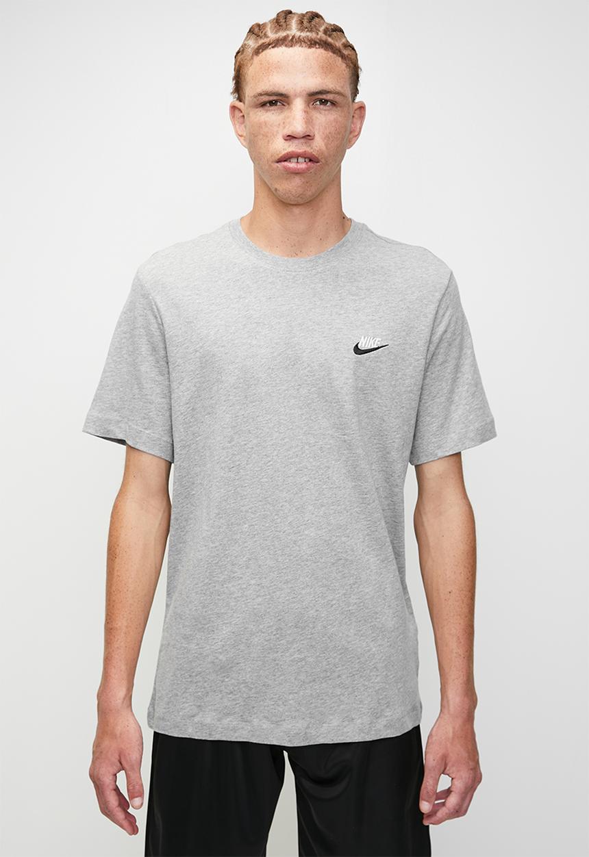 Nike - NSW Club Tee Tonal  - Grey/Black/Wht