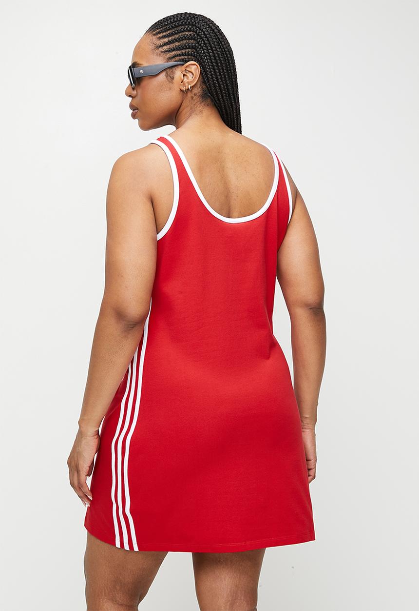 adidas Originals - Plus 3S Mini Dress W - Red