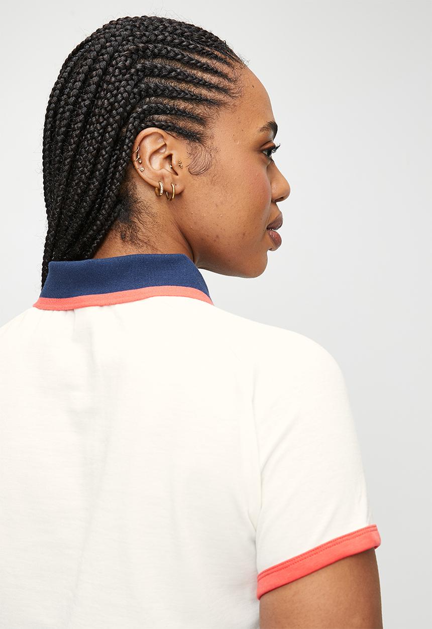 adidas Originals - Plus Short Polo - White