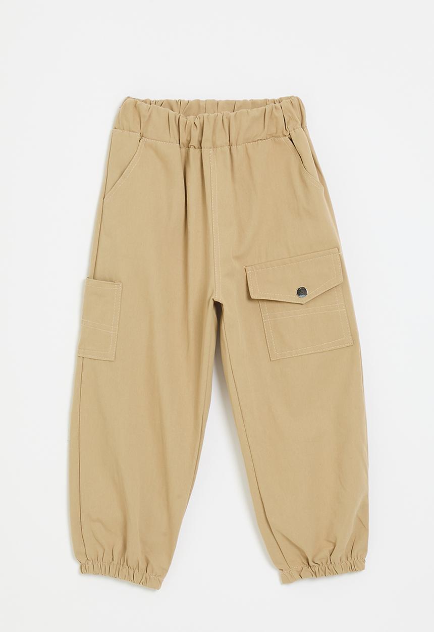 Pop Candy - Cargo pants with pocket variation - beige