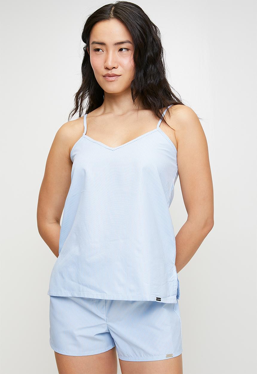 Jockey - Jockey ladies strappy vest - thin light blue
