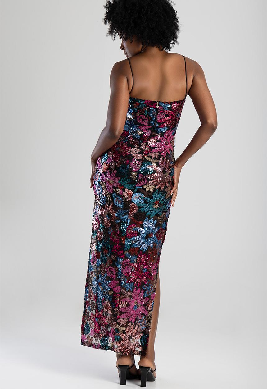 SISSY BOY - Give My All:Basic Glam Maxi Dress - Pink / Blue
