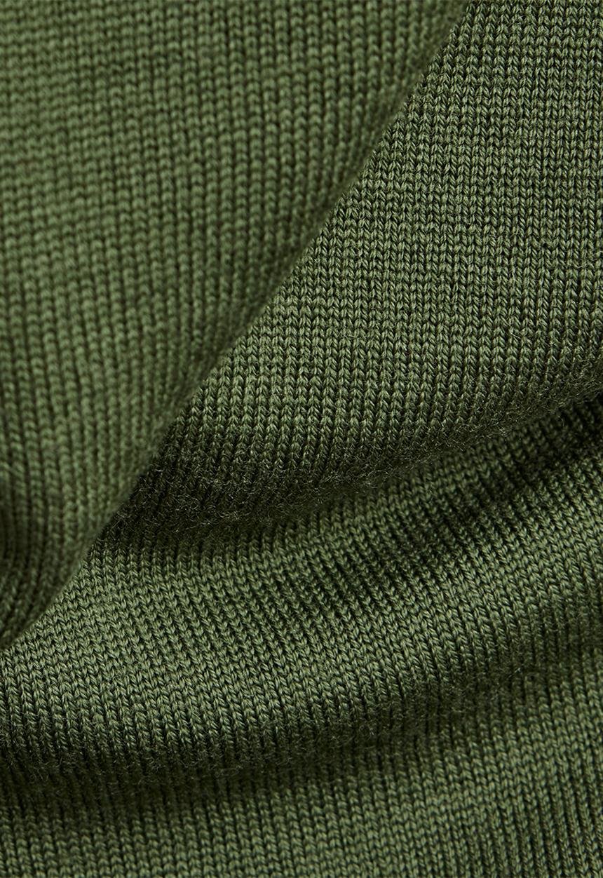 G-STAR - Premium core mock turtle knit  l\s - green