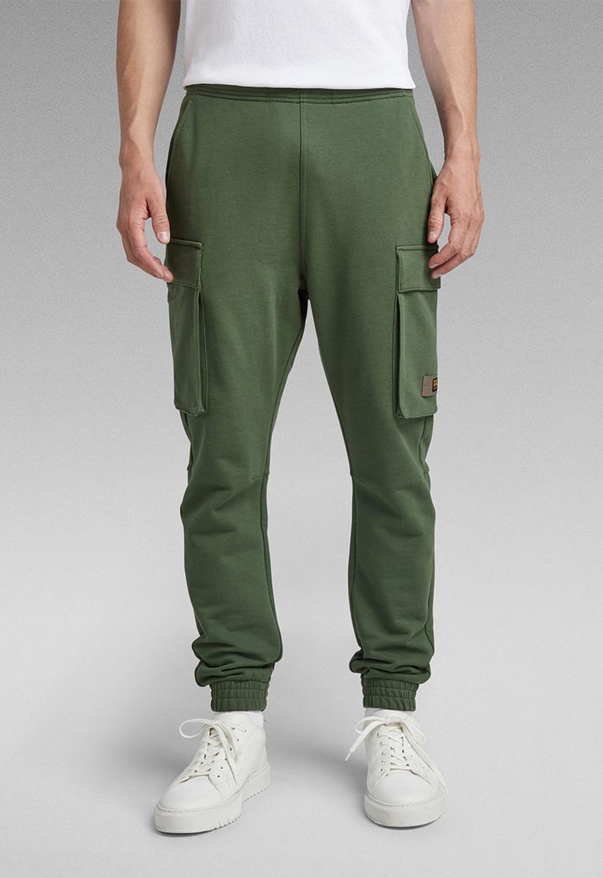 G-STAR - Cargo pkt sw pant - Green 