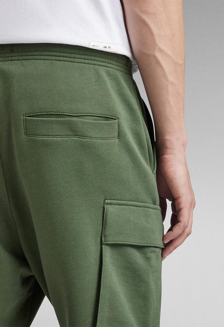 G-STAR - Cargo pkt sw pant - Green 