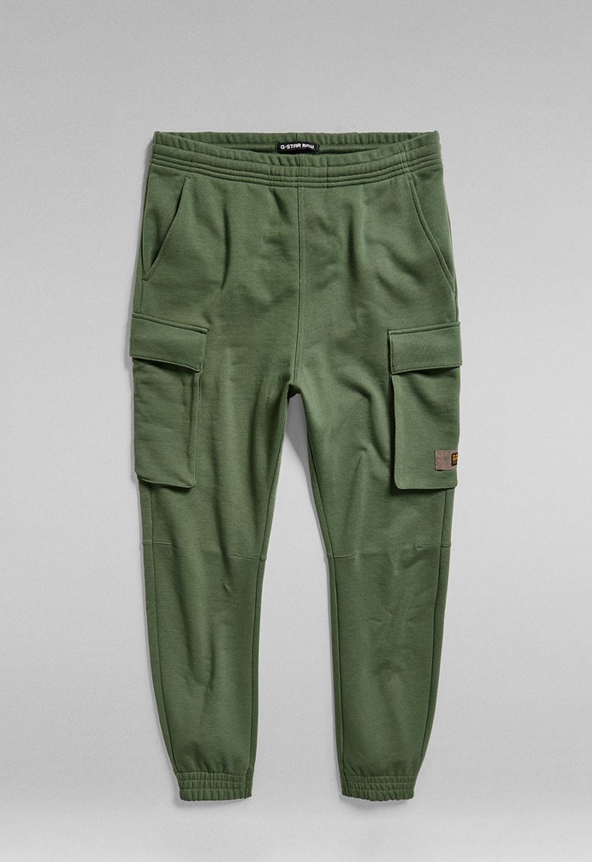 G-STAR - Cargo pkt sw pant - Green 