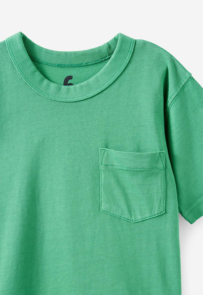 Cotton On - The essential short sleeve tee - island green wash