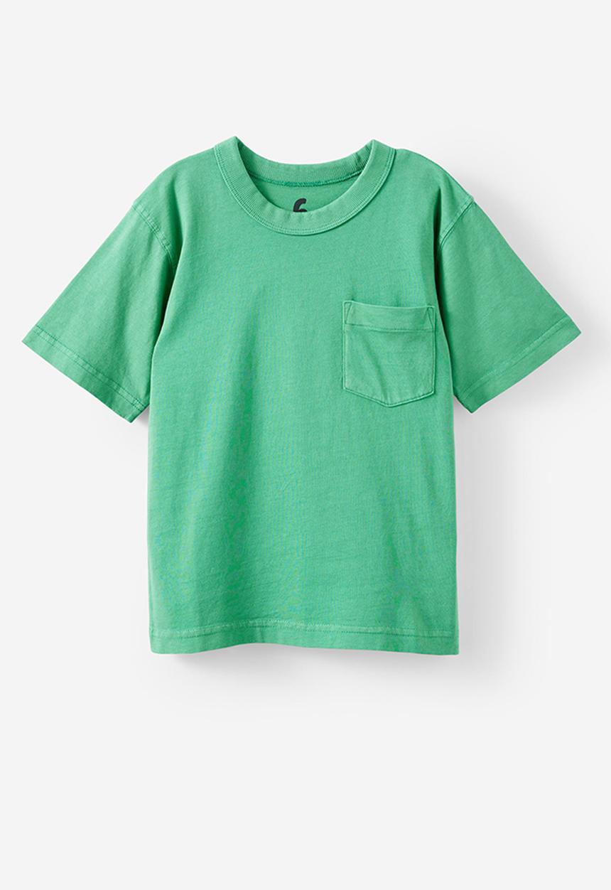Cotton On - The essential short sleeve tee - island green wash