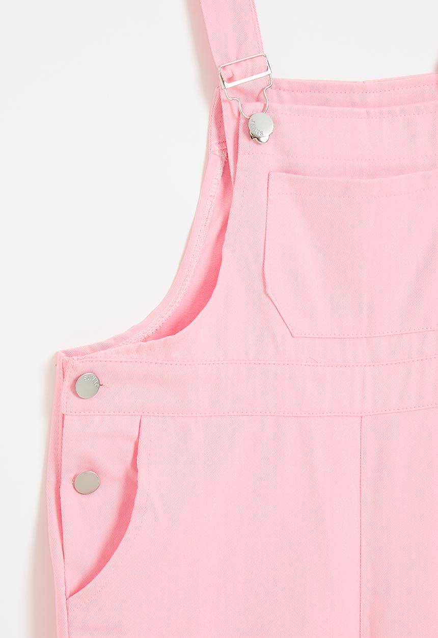 Pop Candy - Short dungarees - light pink