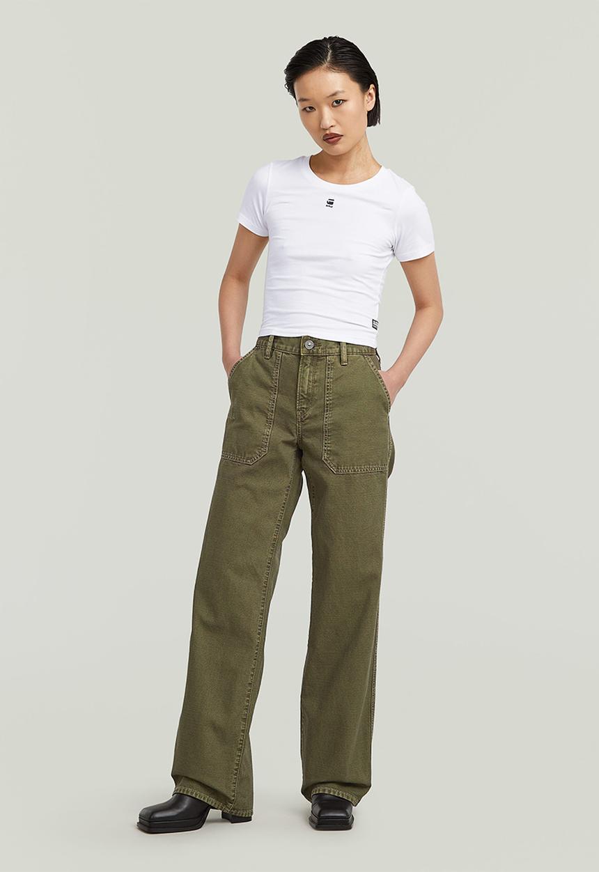 G-STAR - Judee Carpenter Loose Jeans Wmn - Khaki