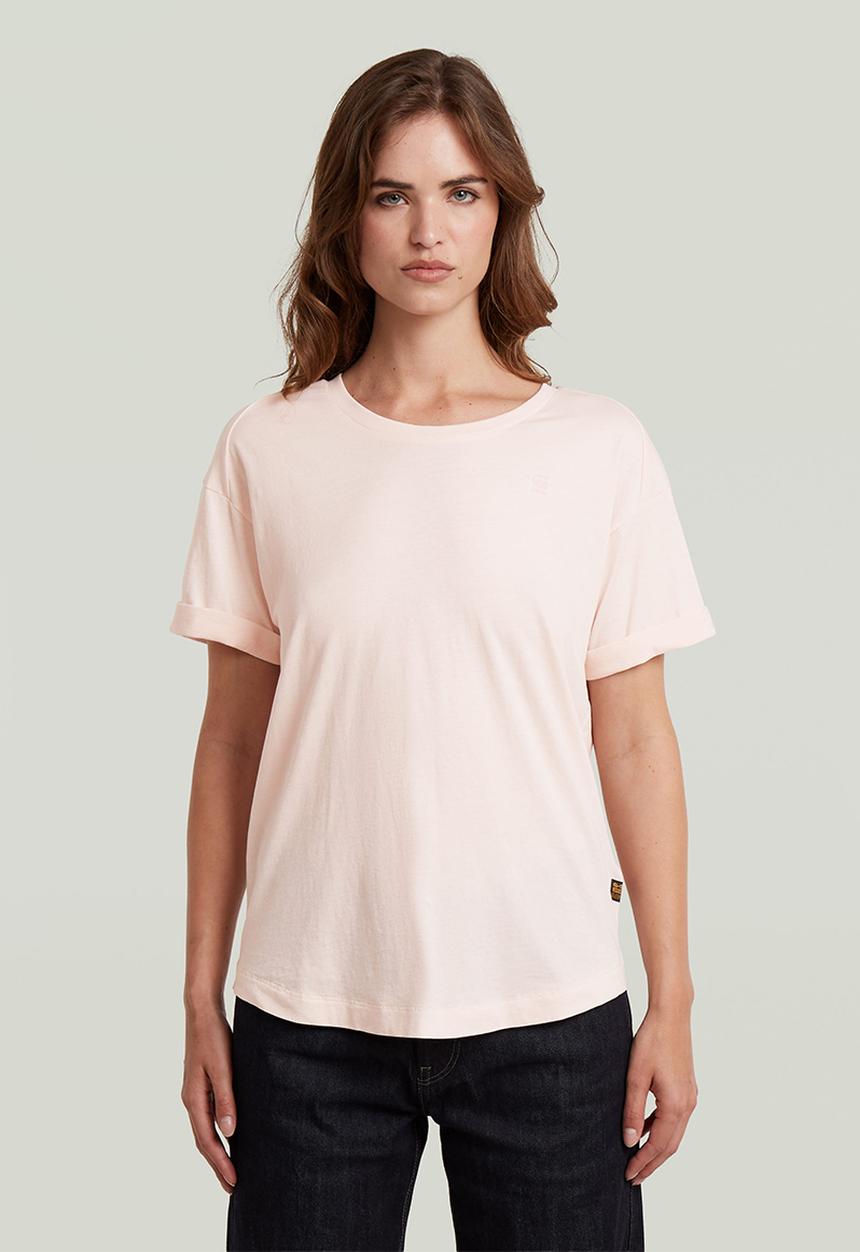 G-STAR - Rolled Up Sleeve Boyfriend Top Wmn - Pink