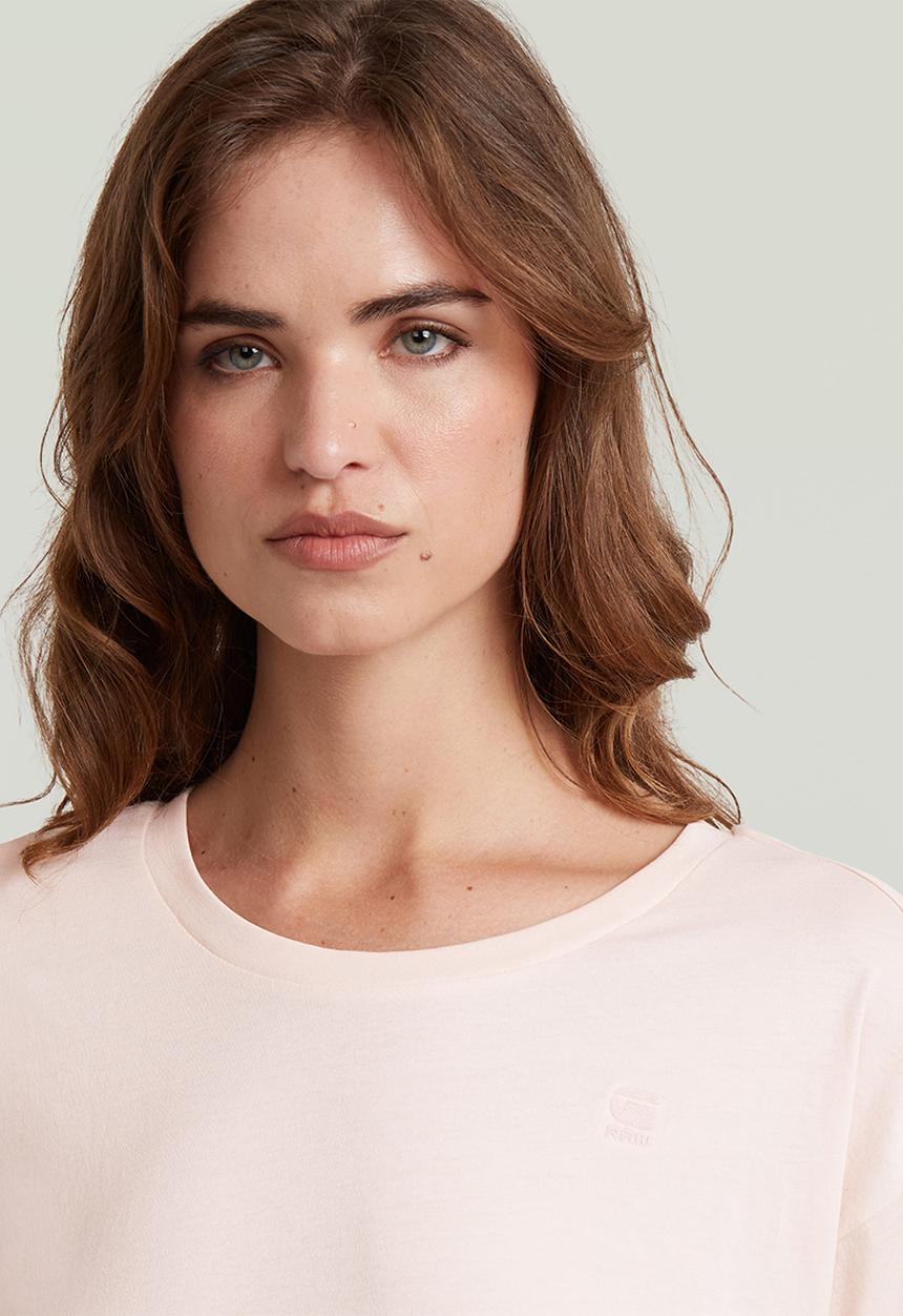 G-STAR - Rolled Up Sleeve Boyfriend Top Wmn - Pink