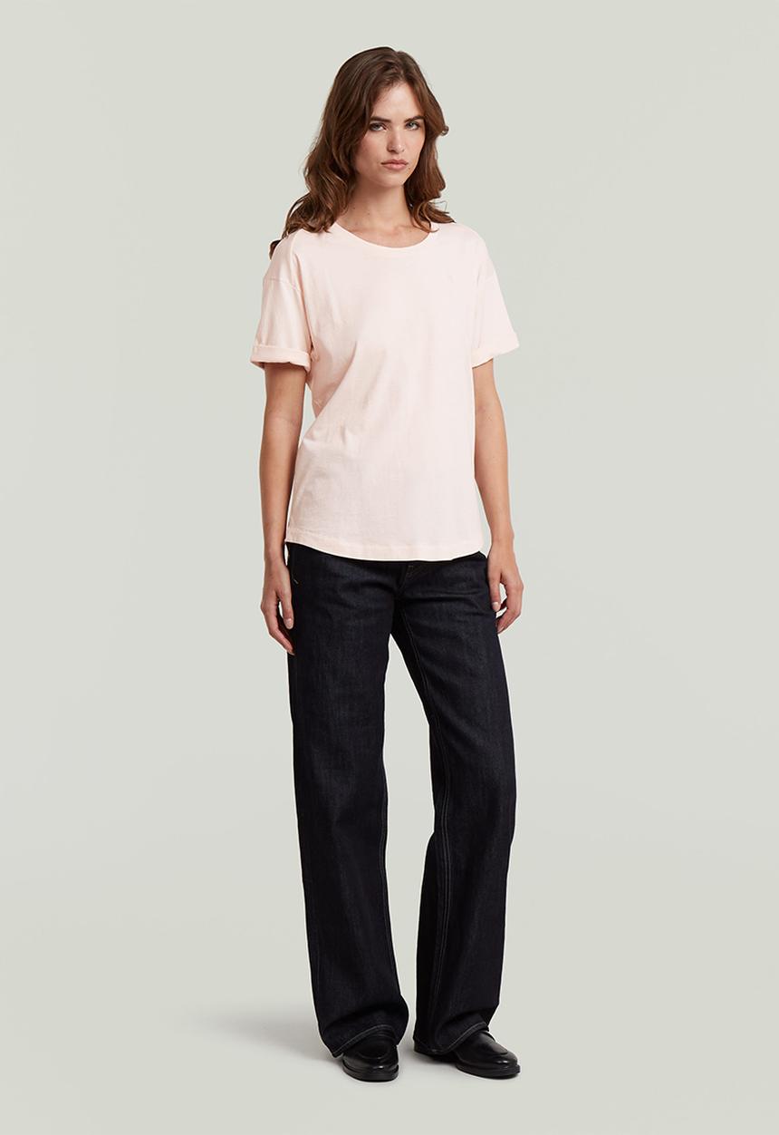 G-STAR - Rolled Up Sleeve Boyfriend Top Wmn - Pink