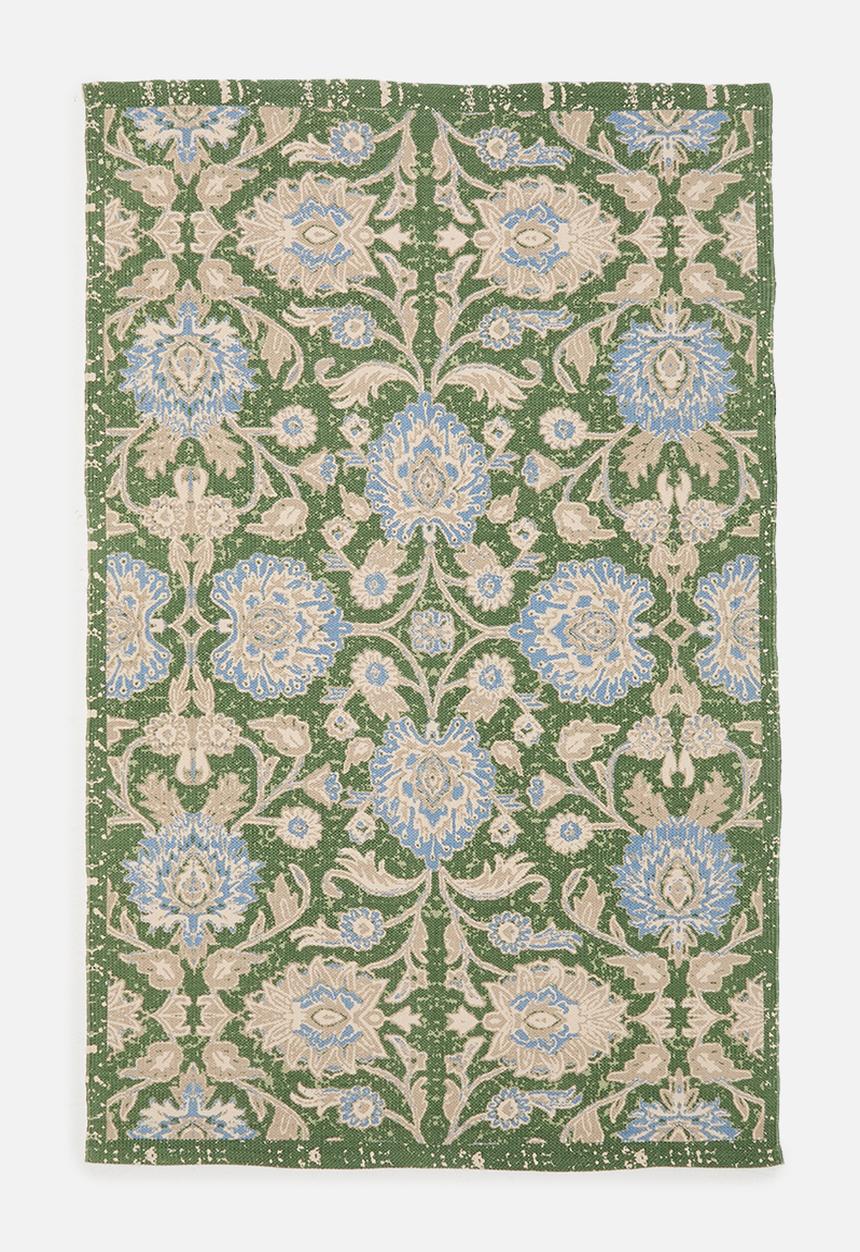 Sixth Floor - Floral Printed rug Fatique