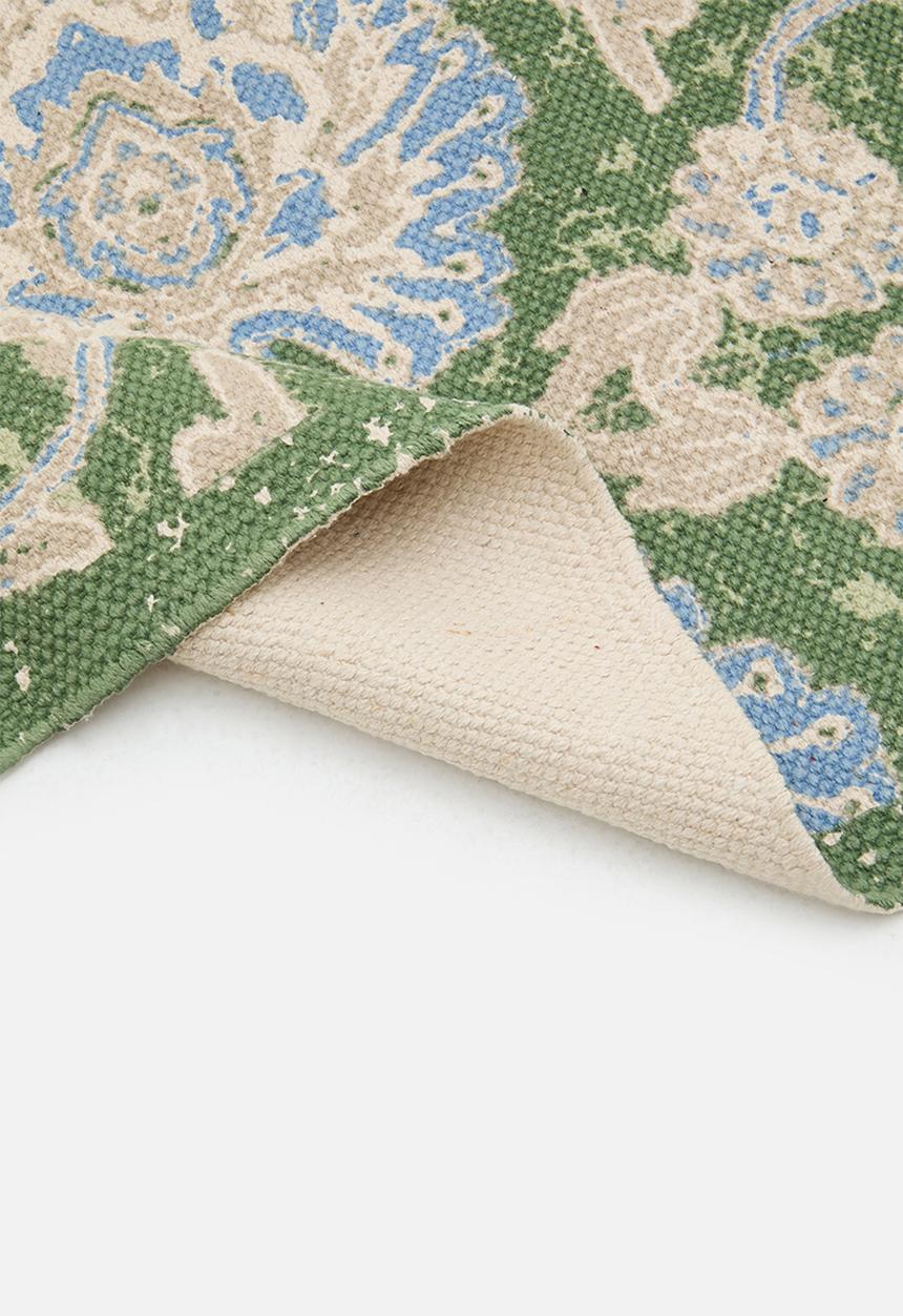 Sixth Floor - Floral Printed rug Fatique