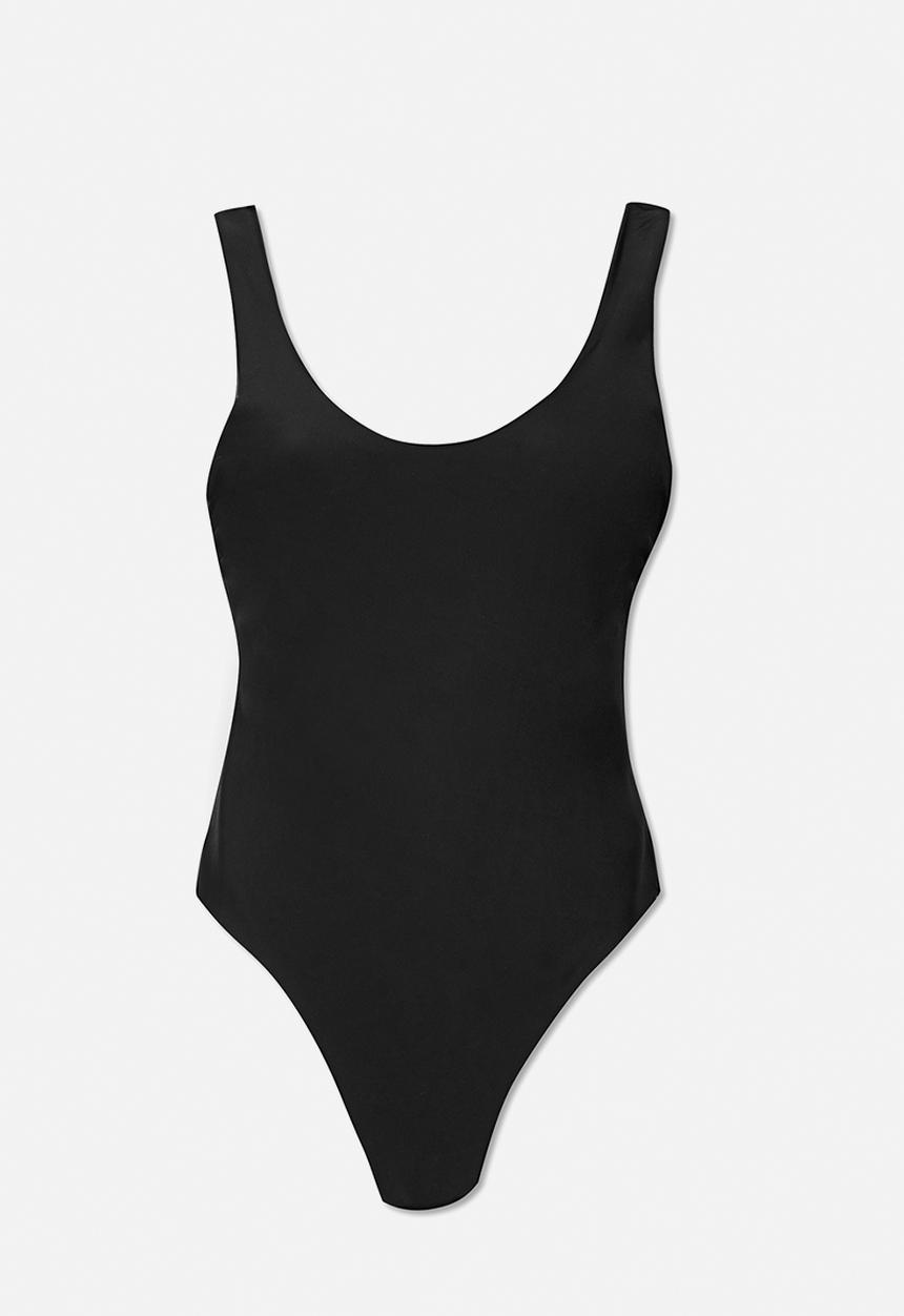 boohoo - Swimwear Essentials Scoop Swimsuit - Black