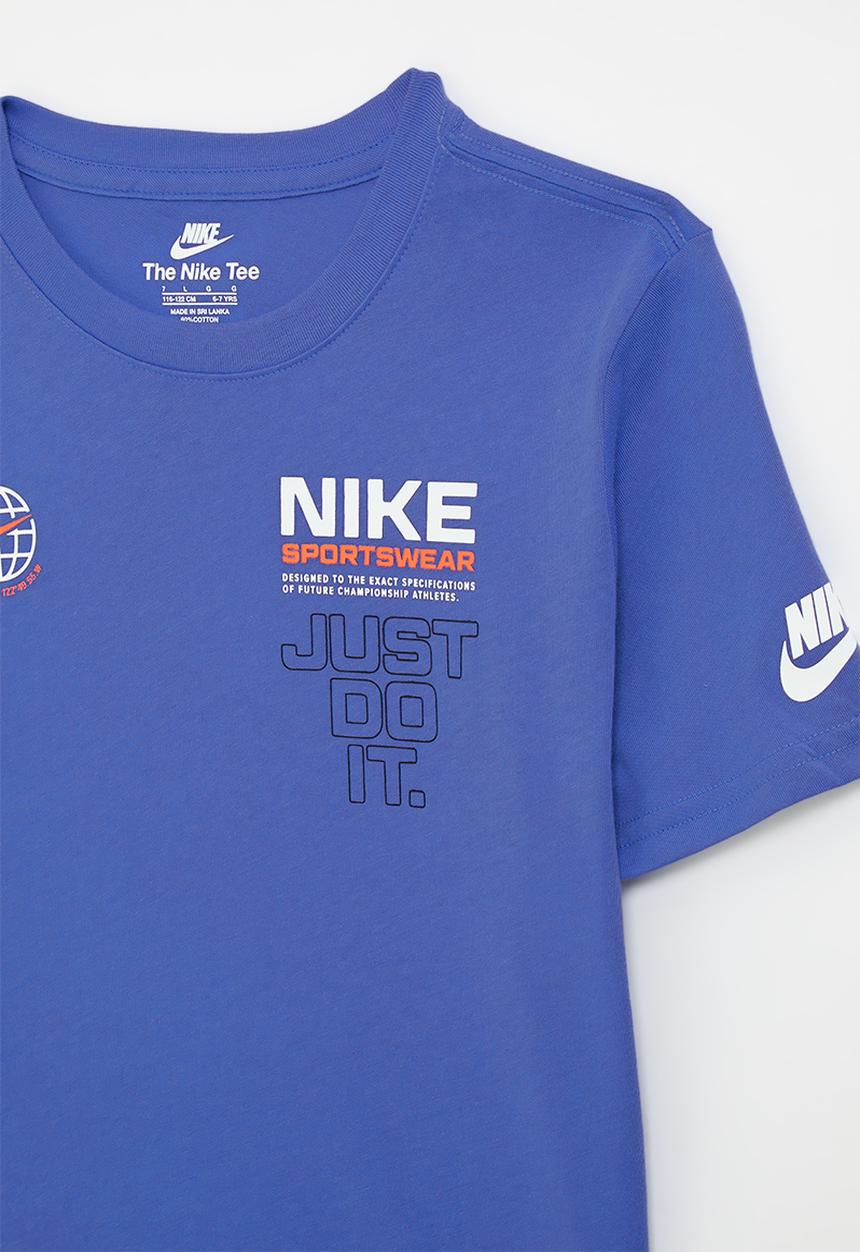 Nike - Nike sportswear globe tee - comet blue