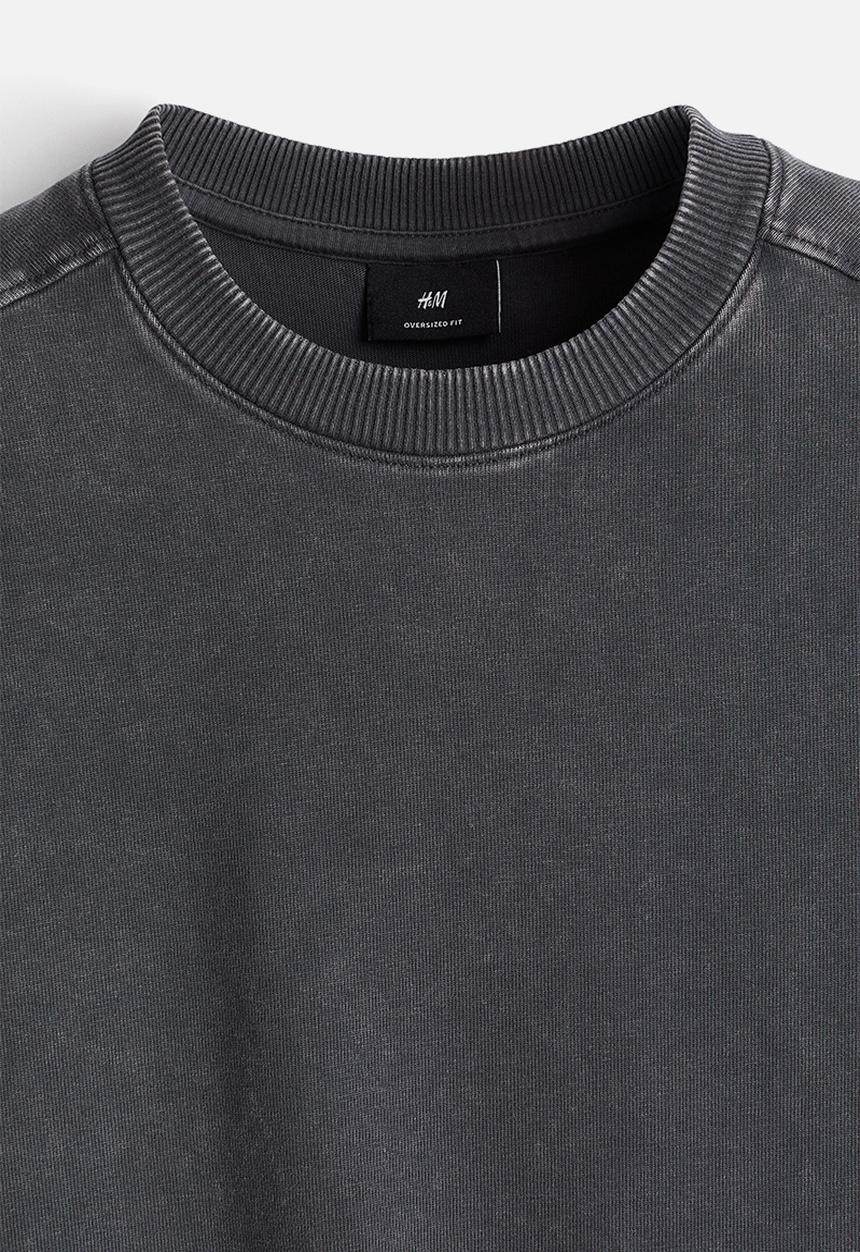 H&M - Oversized fit vest top - dark grey
