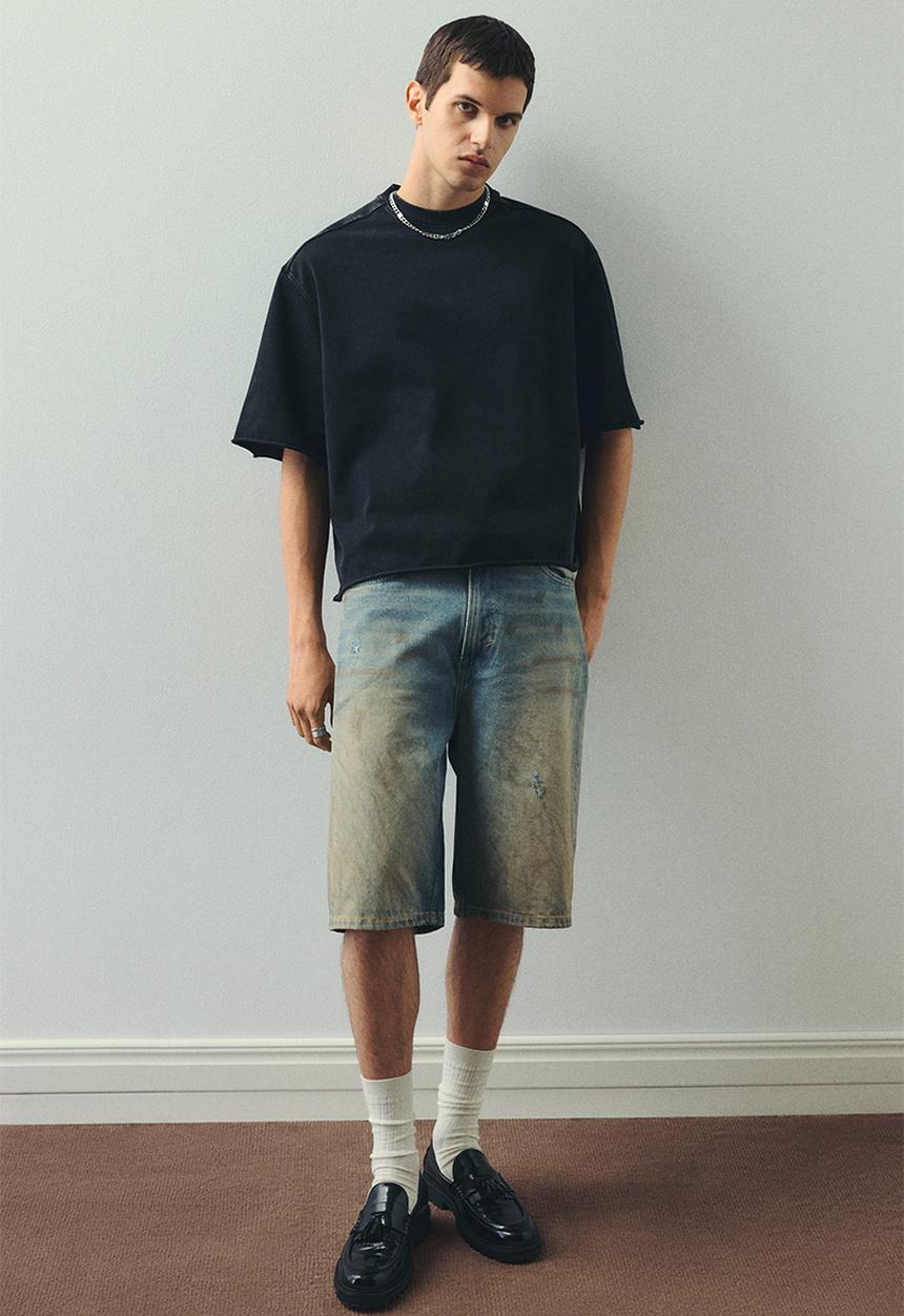 H&M - Oversized fit T-shirt - black