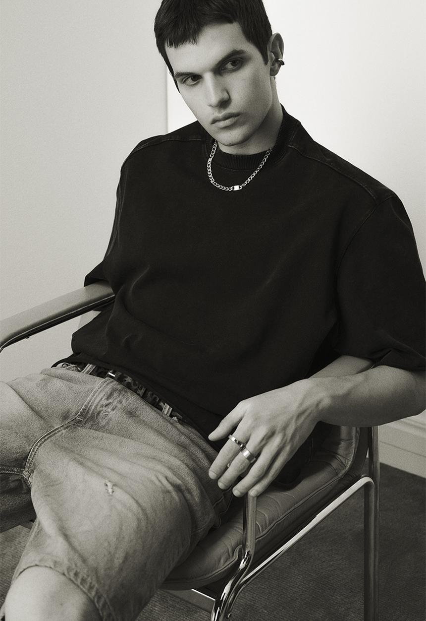H&M - Oversized fit T-shirt - black