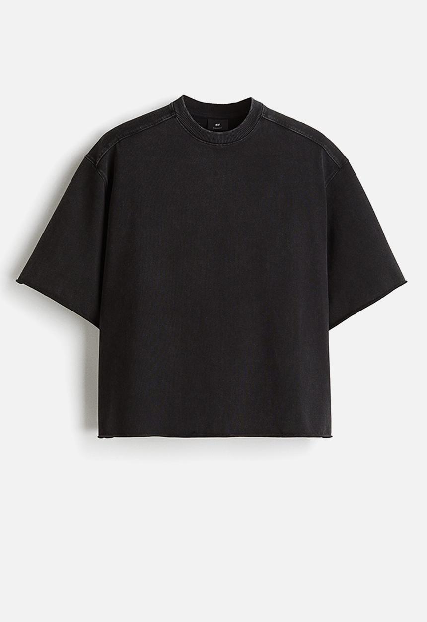 H&M - Oversized fit T-shirt - black
