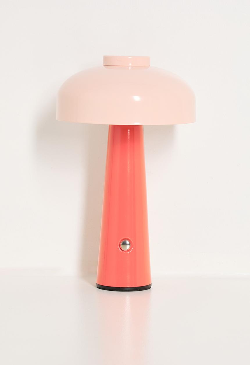 Arc + hue - Poppy Rechargeable LED Lamp - Pink