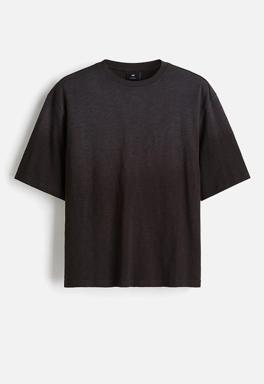 H&M - Oversized fit T-shirt - black