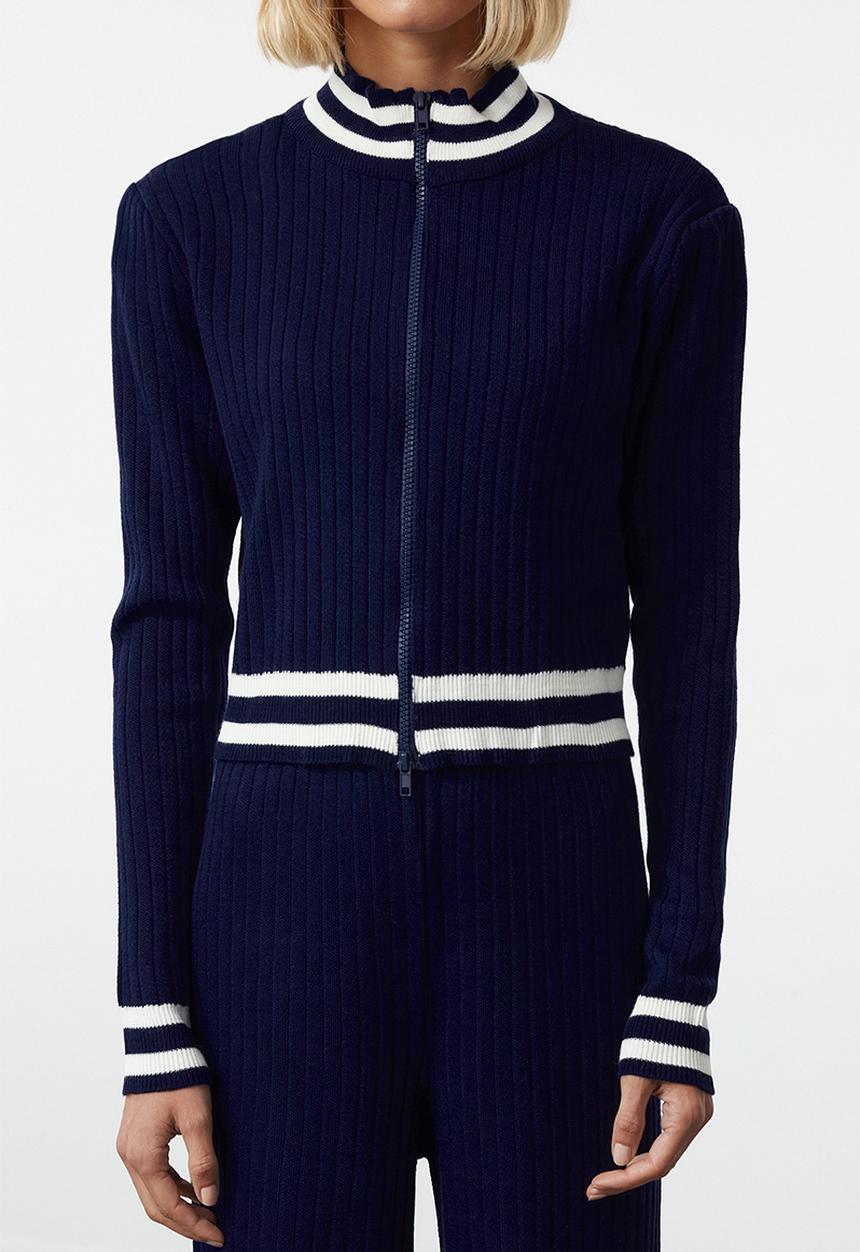 Trendyol - Knitwear Lower-Upper Set - Dark Navy Blue