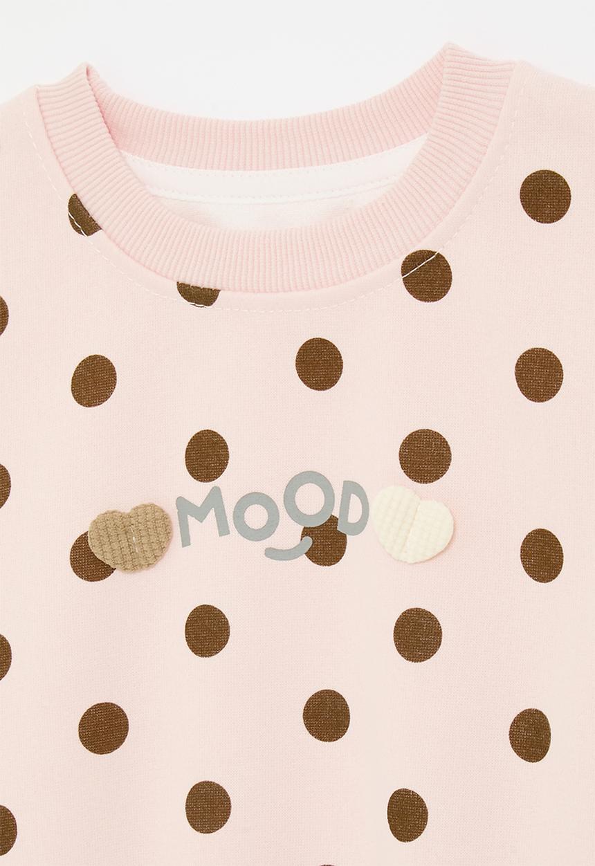 Pop Candy - Polka dot sweatshirt - pink