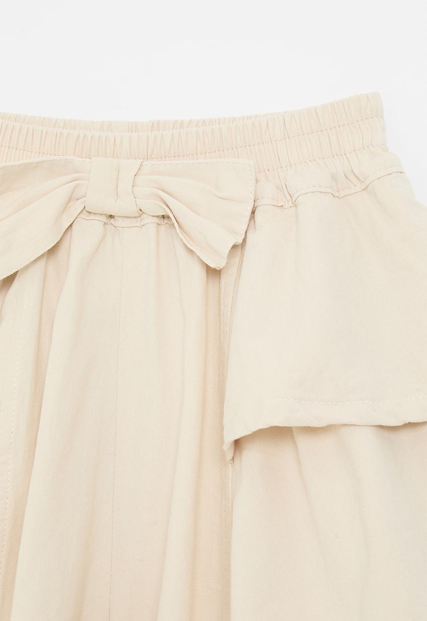Pop Candy - Tiered shorts - cornsilk white