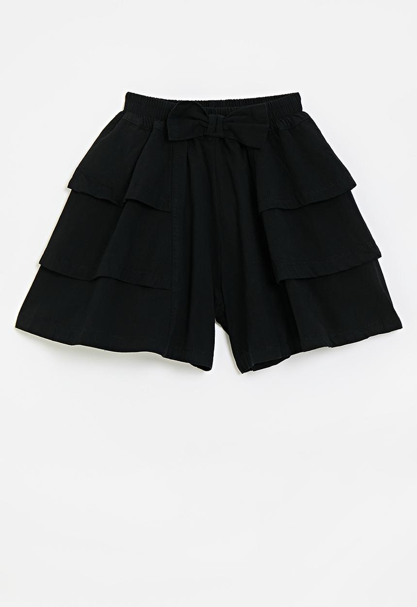 Pop Candy - Tiered shorts - eerie black