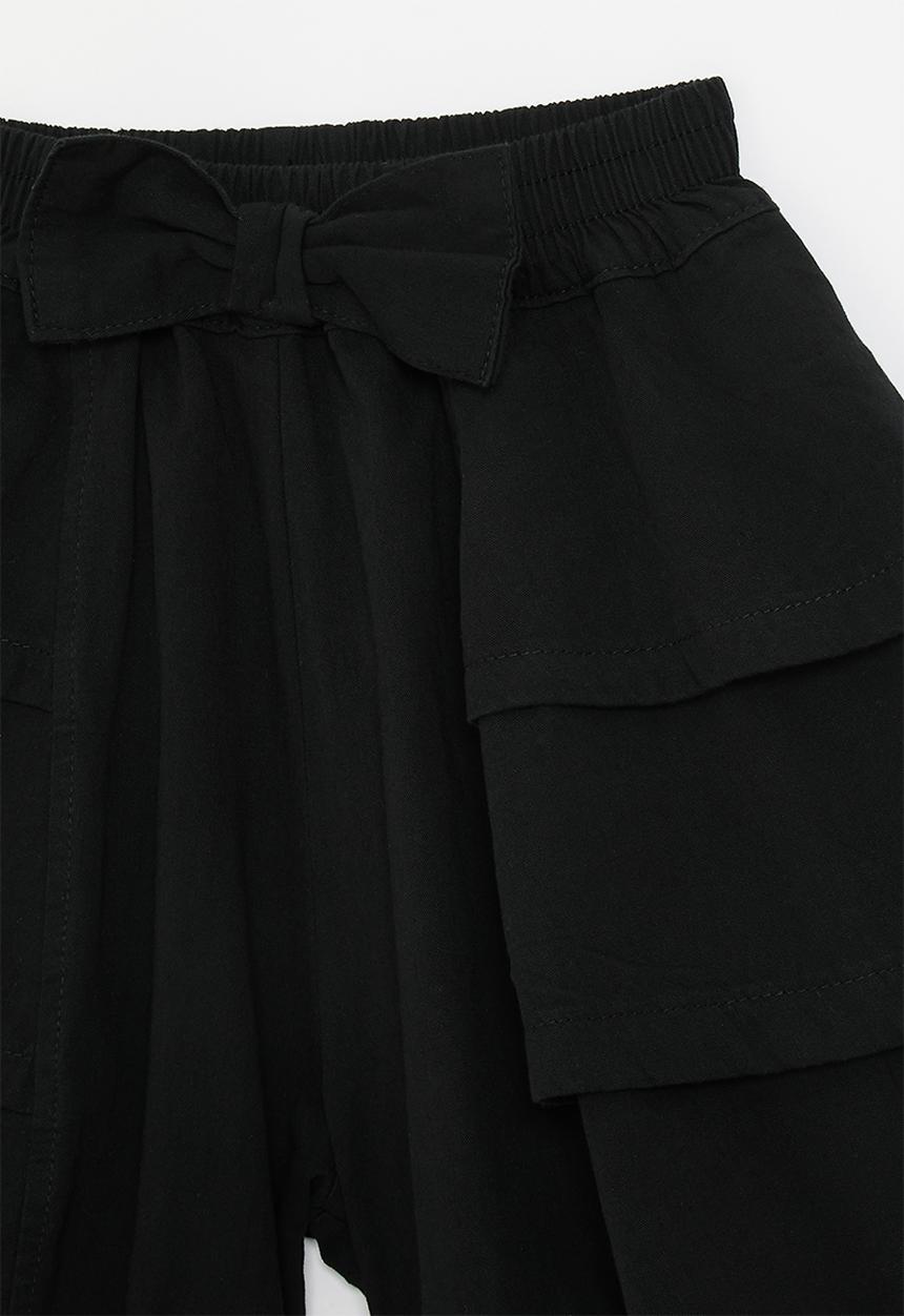 Pop Candy - Tiered shorts - eerie black